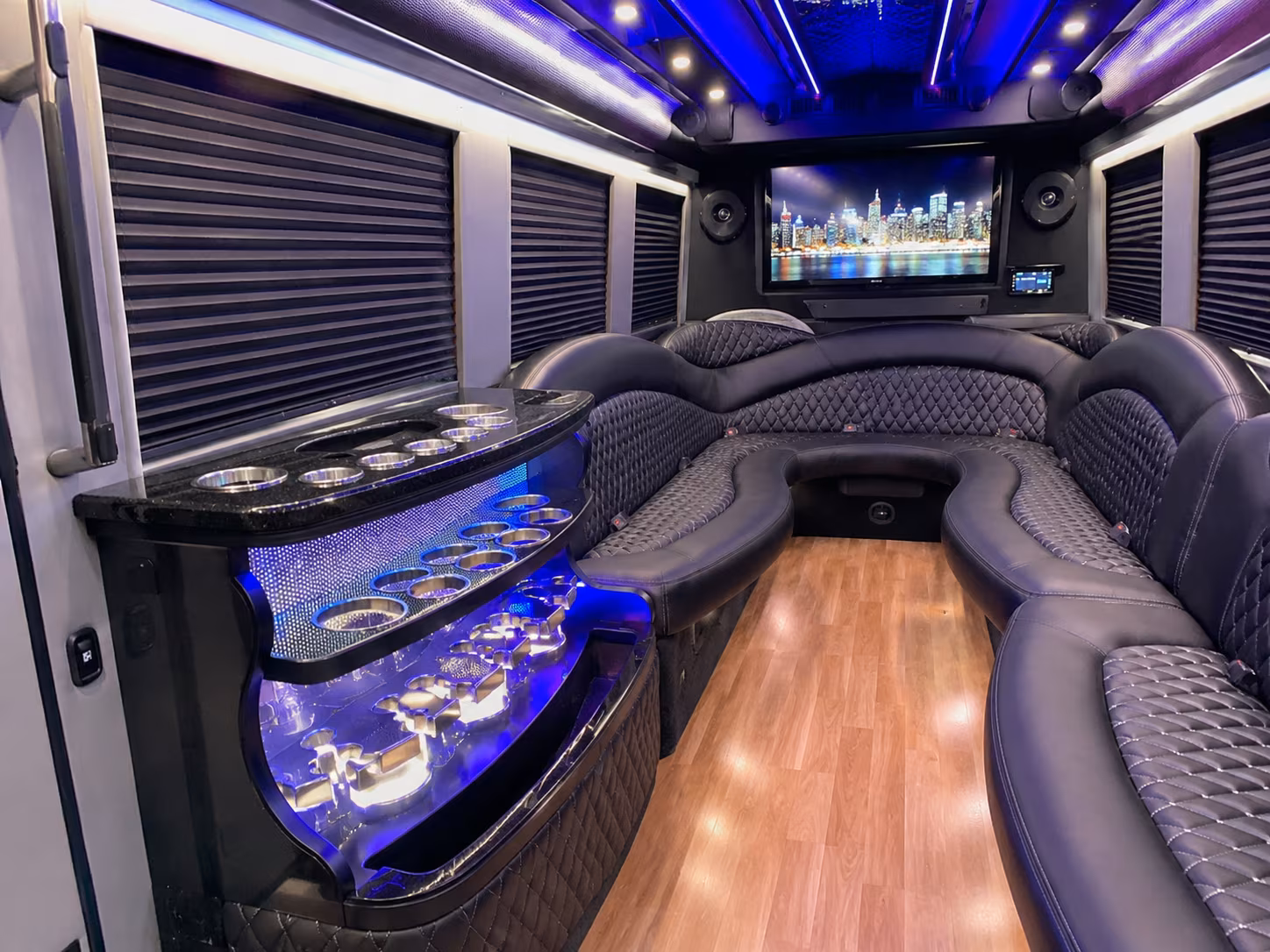 columbia night out party bus rental