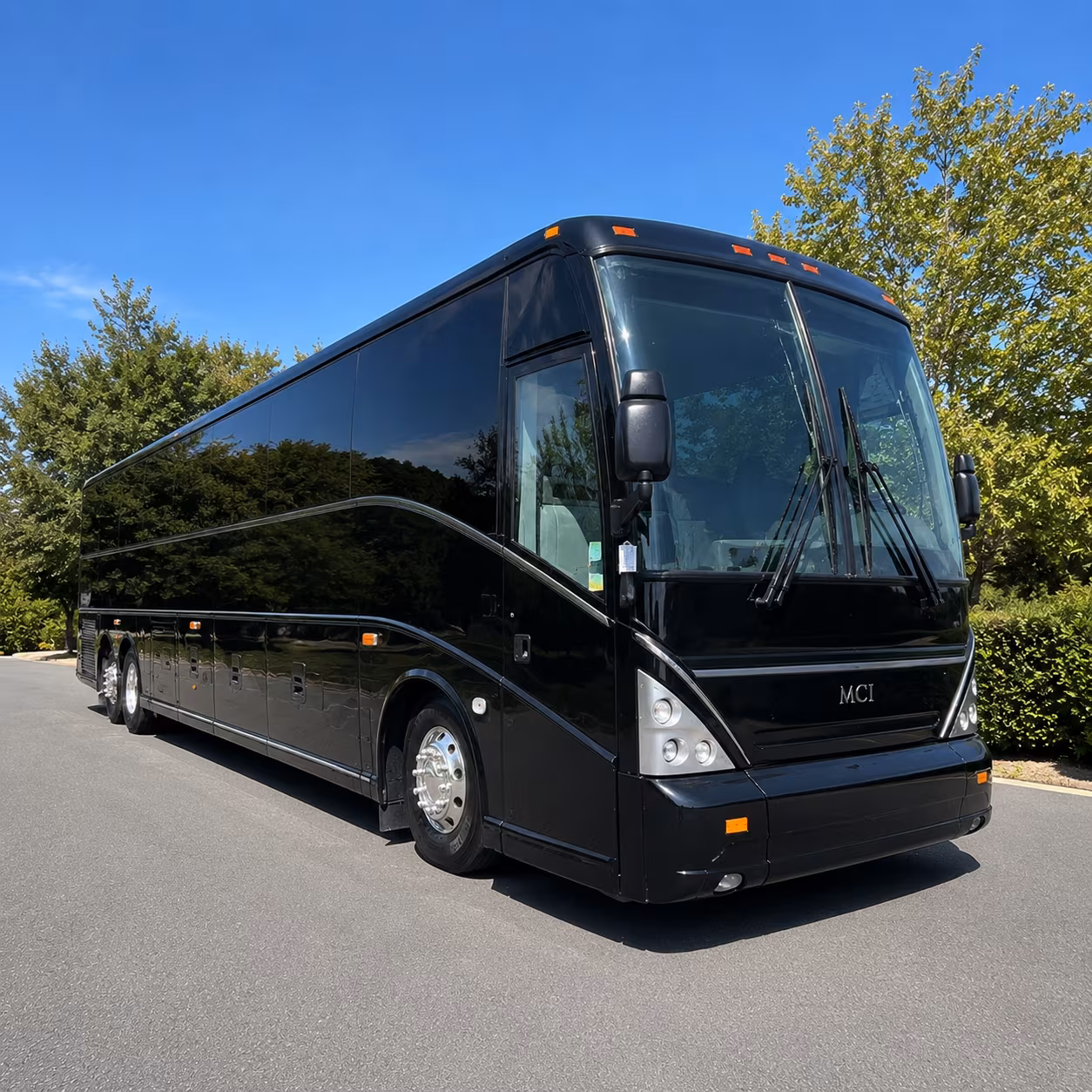 corporate event buses for off sites client dinners and team outings